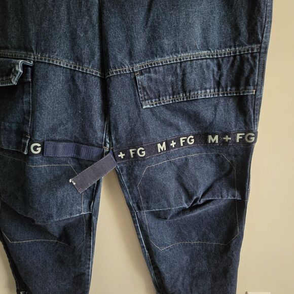 Girbaud Vintage Dark Jeans Men's Size 36 Baggy Oversized 90's Y2K Streetwear - Picture 4 of 9